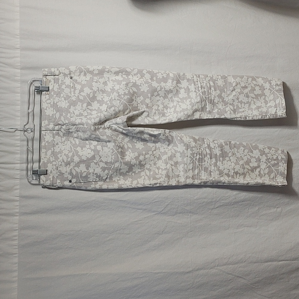 Pilcro and then Letterpress/Anthropologie Floral Stet Jeans - Picture 2 of 12